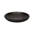 Assiette ronde en terre cuite noircie 26 cm, vue 4