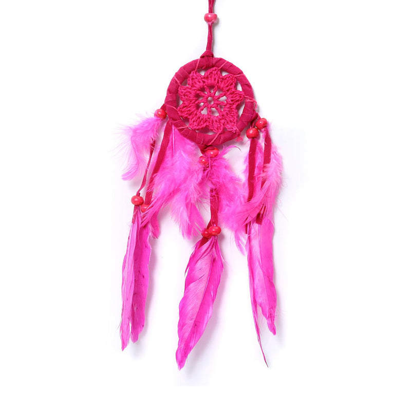 Dimensions Attrape-rêves Crochet Dreamer rose vif 30 cm