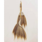 Balai décoratif en fibres naturelles et bambou 75 cm, vue 3