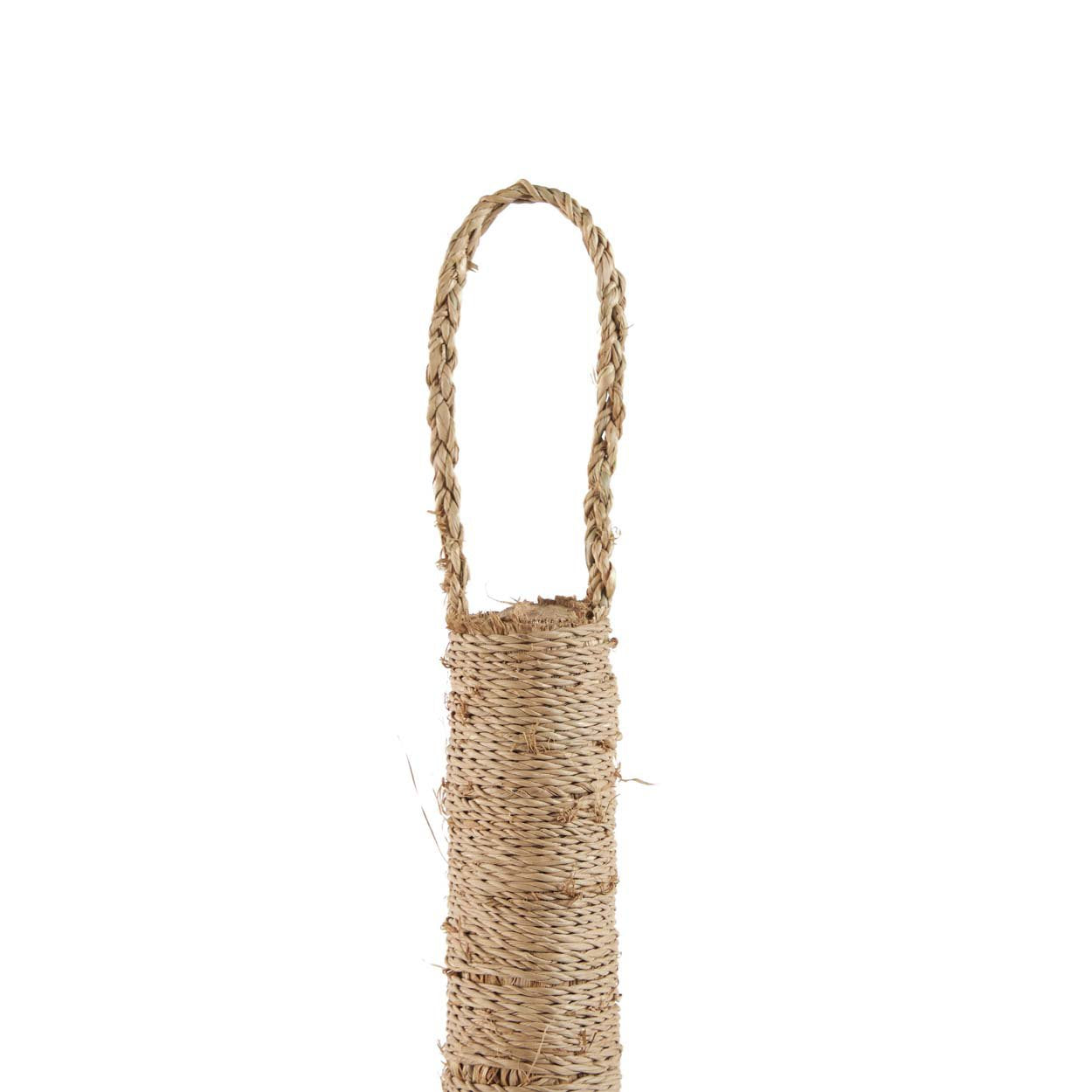 Balai décoratif en raphia à manche cordé 68 cm, vue 3