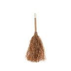 Balai décoratif en raphia à manche cordé 68 cm