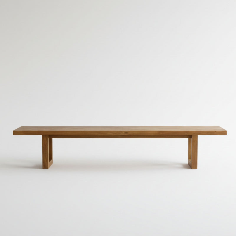 Dimensions Banc en teck recyclé pieds carrés 280 cm