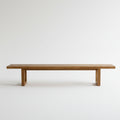 Banc en teck recyclé pieds carrés 280 cm