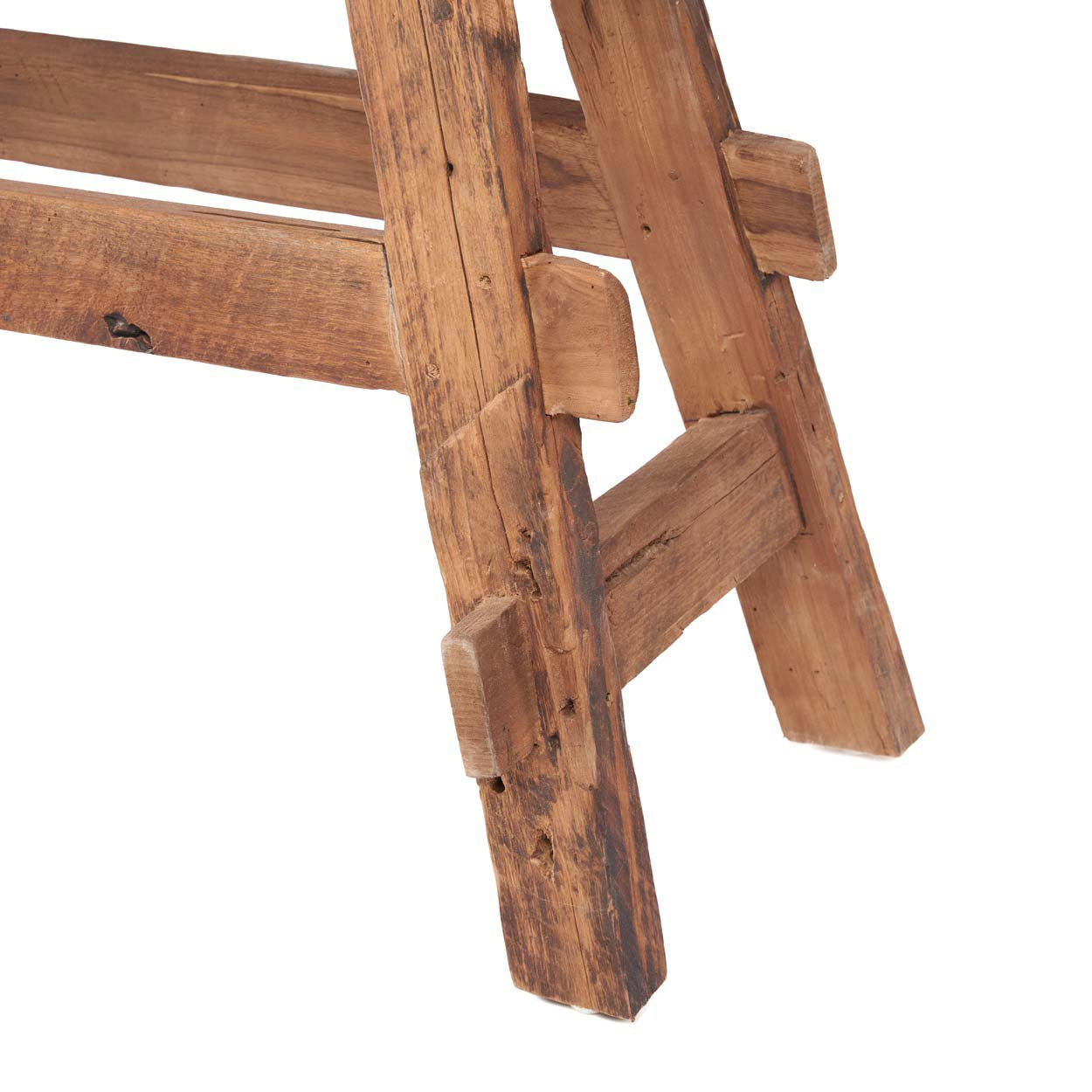 Banc rustique Beauteous en teck, vue 5