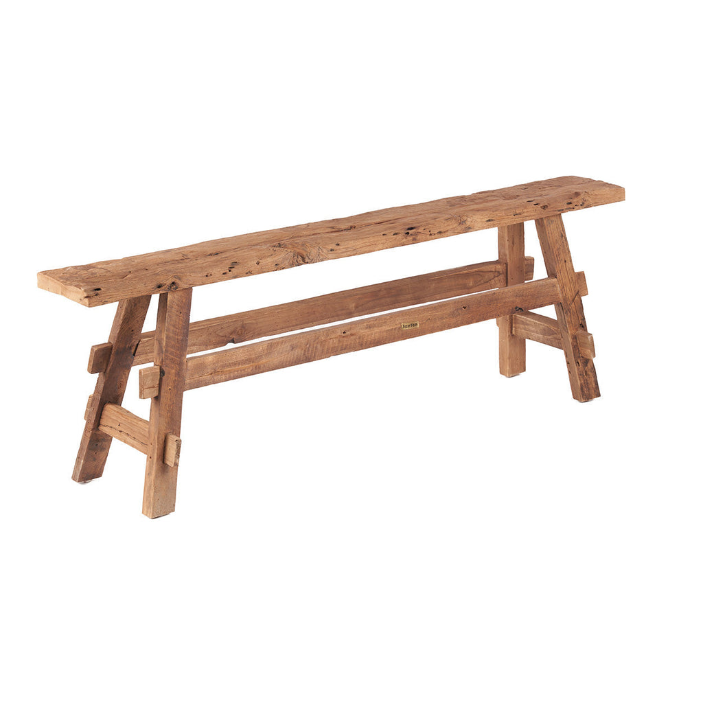Banc rustique Beauteous en teck
