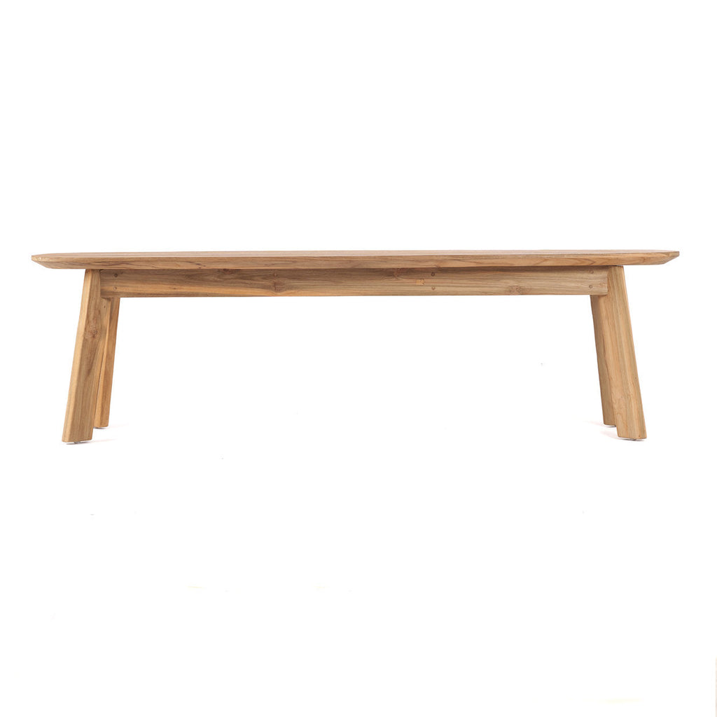 Banc Tutuala en teck recyclé, vue 3