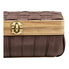 Boîte de rangement Medan tressée brune lot de 2 vue de détail
