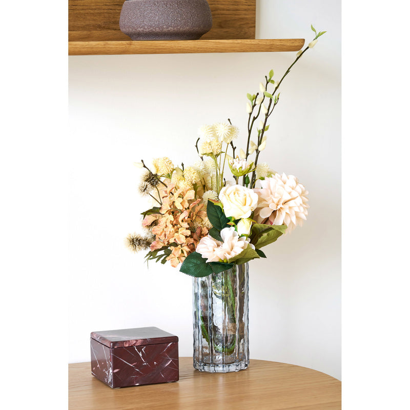 Dimensions Red marble square decorative box
