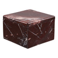 Boîte décorative carrée marbre rouge