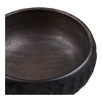 Bol Ajra manguier sculpté noirci 15 cm vue de détail
