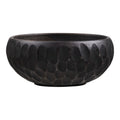 Bol Ajra manguier sculpté noirci 15 cm