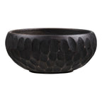 Bol Ajra manguier sculpté noirci 15 cm