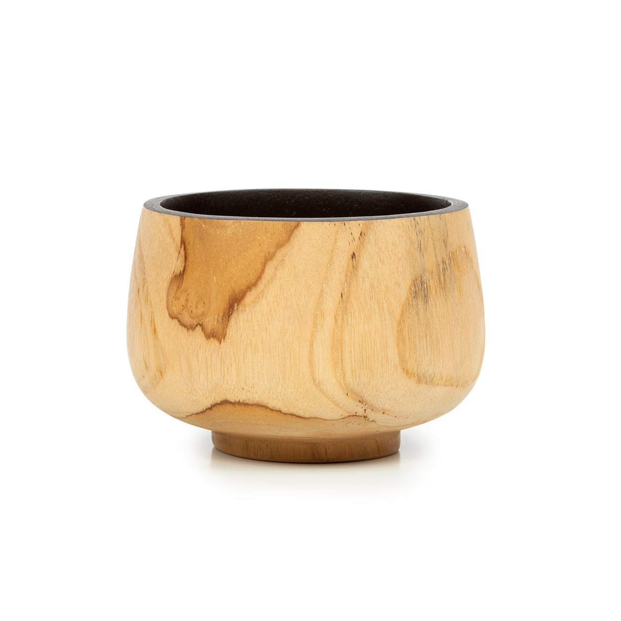 Bol Bondi en teck à intérieur noirci 12 cm