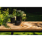 Bol Bondi en teck teinté noir 14 cm, vue 3