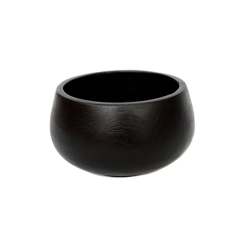 Dimensions Bol Bondi en teck teinté noir 14 cm