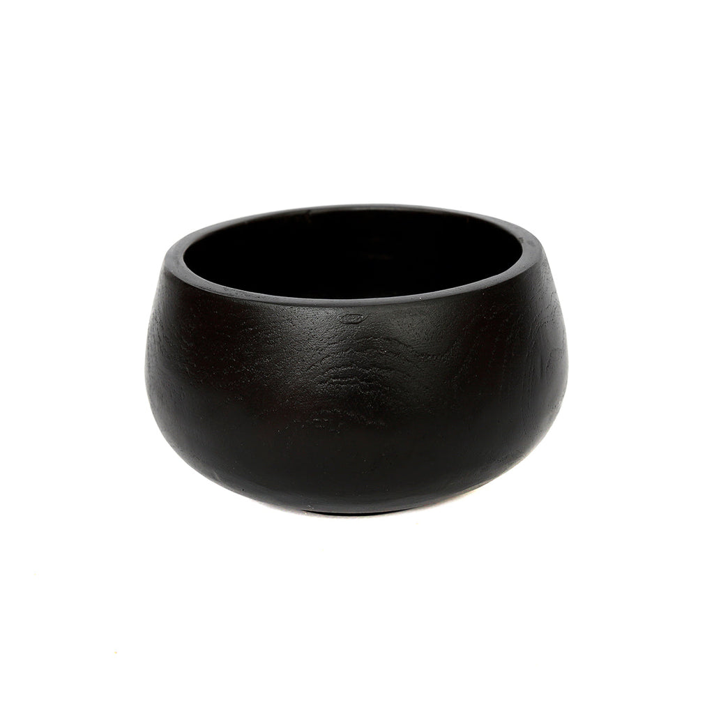 Bol Bondi en teck teinté noir 14 cm