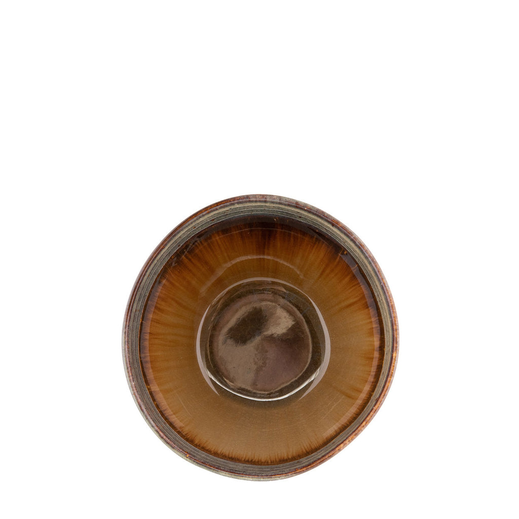Bol Comporta en grès à intérieur ambré 13 cm, vue 6