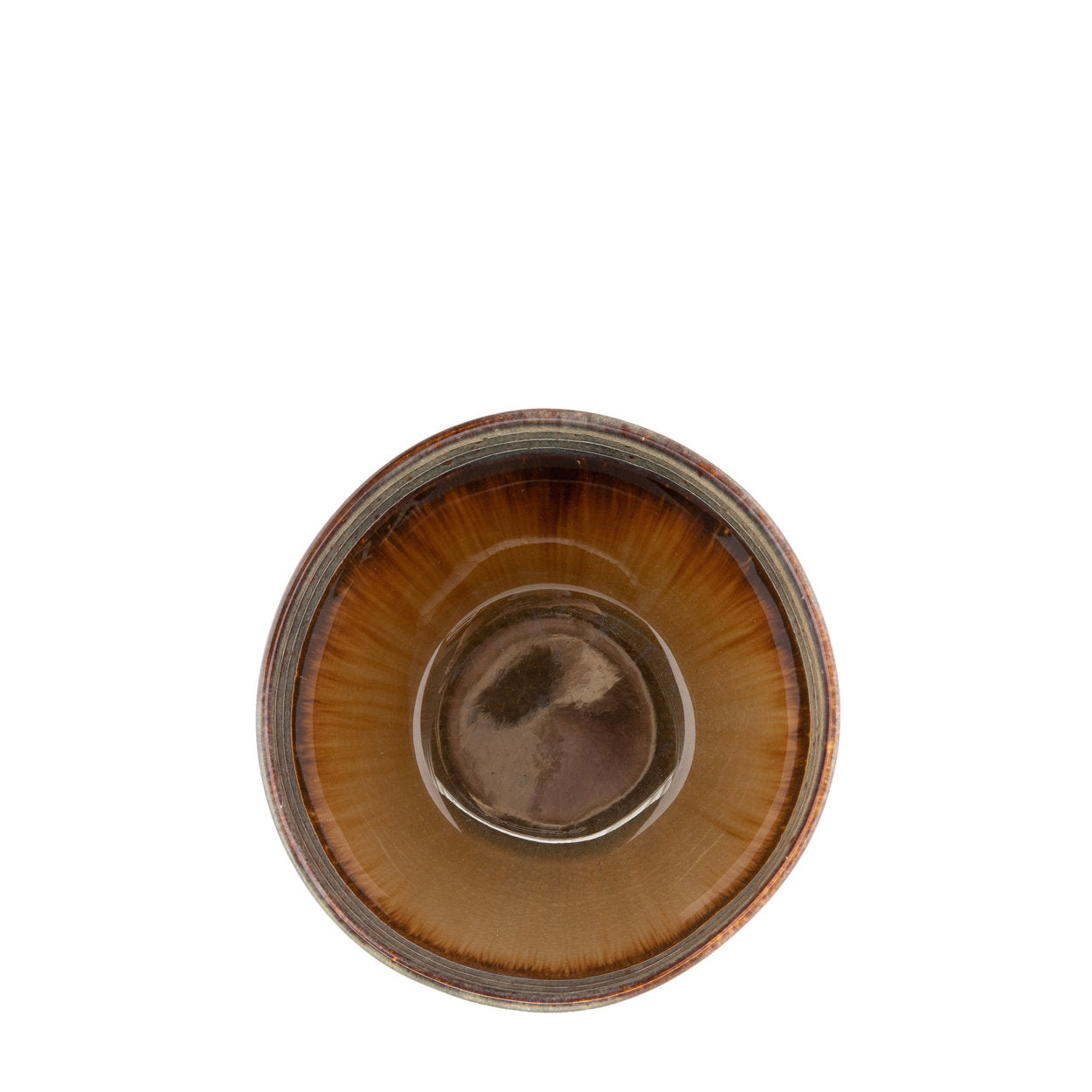 Bol Comporta en grès à intérieur ambré 13 cm, vue 6