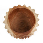 Bol Durian sculpté en teck 15 cm, vue 6