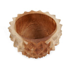 Bol Durian sculpté en teck 15 cm
