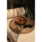 Bol Durian sculpté en teck 20 cm, vue 4