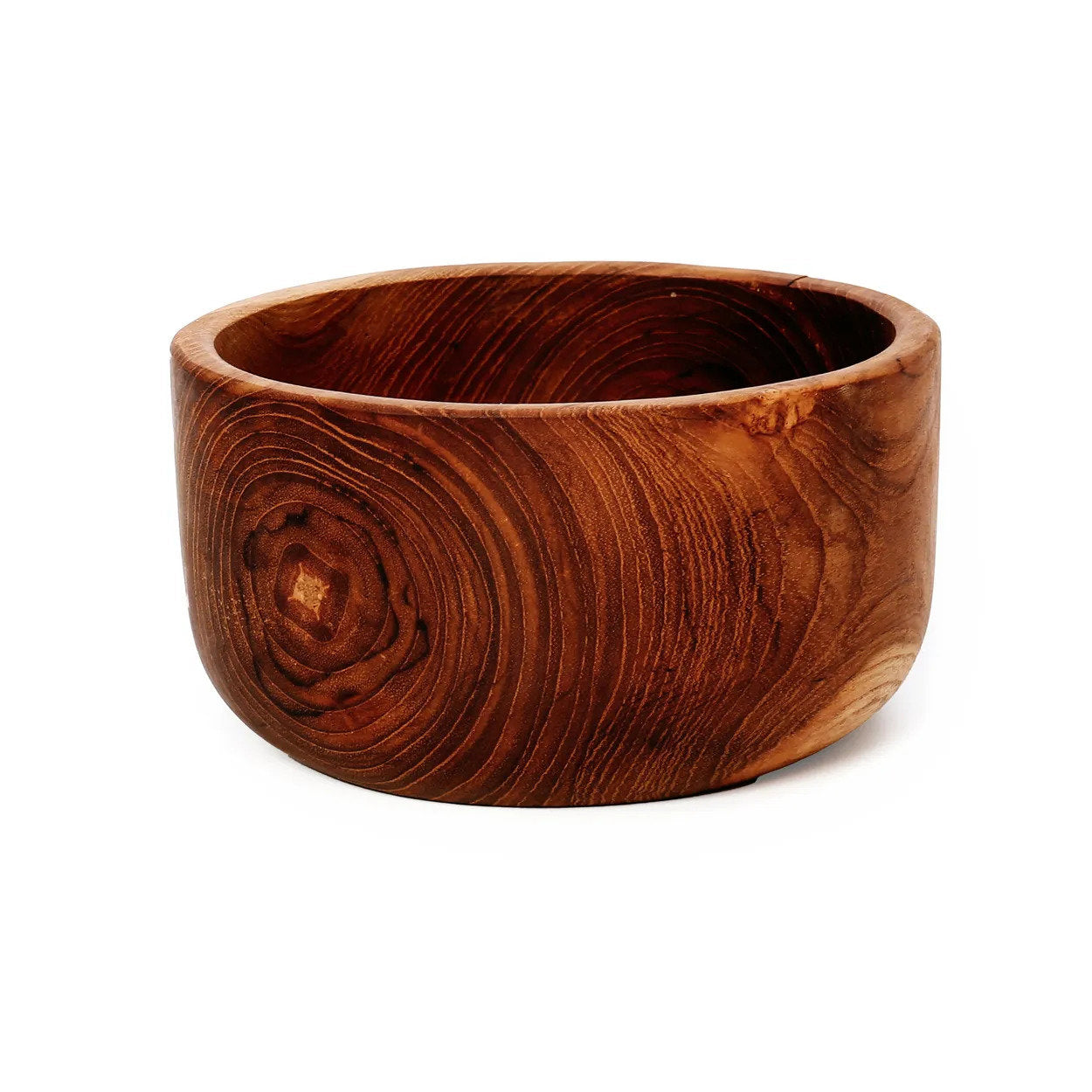 Bol individuel en teck massif 15 cm, vue 5