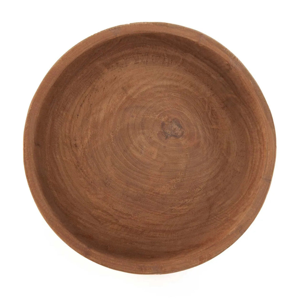 Bol Zen profond en teck massif 25 cm, vue 3