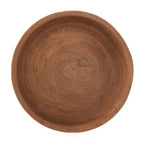 Bol Zen profond en teck massif 25 cm, vue 3
