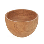 Bol Zen profond en teck massif 25 cm, vue 4