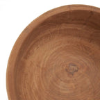 Bol Zen profond en teck massif 25 cm, vue 5