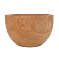 Bol Zen profond en teck massif 25 cm