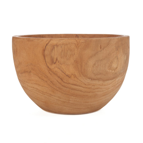Bol Zen profond en teck massif 25 cm