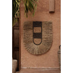 Bouclier mural Dada en raphia naturel 85 cm, vue 3