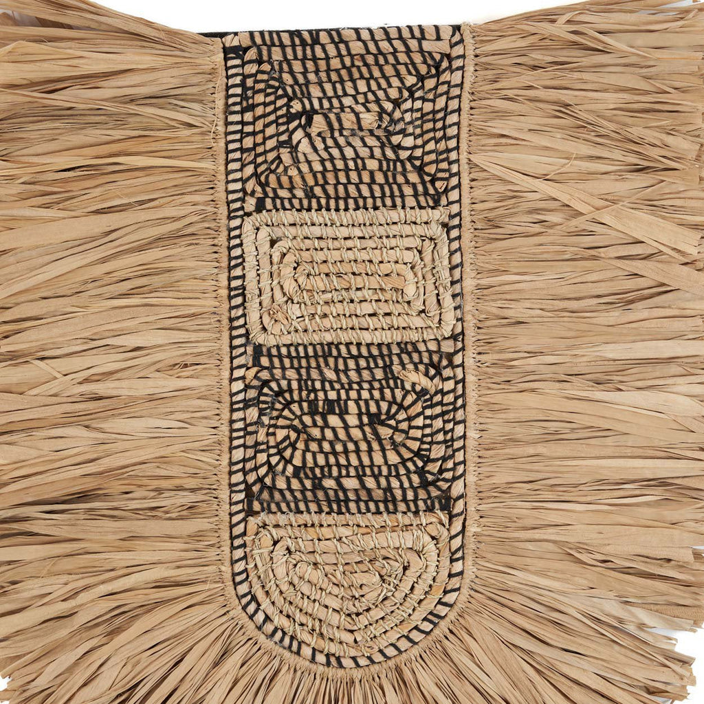 Bouclier mural Dada en raphia naturel 85 cm, vue 7
