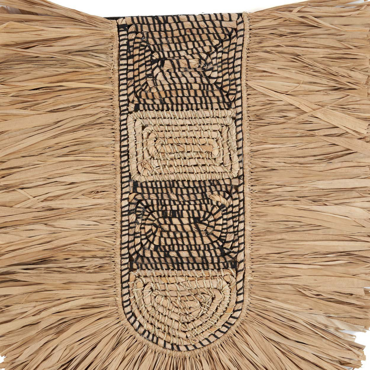 Bouclier mural Dada en raphia naturel 85 cm, vue 7