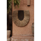 Bouclier mural Nahla en raphia naturel 85 cm, vue 3