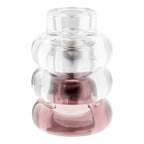 Bougeoir verre teinté lot de 3 vue de détail