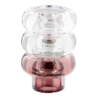 Bougeoir verre teinté lot de 3 vue de détail
