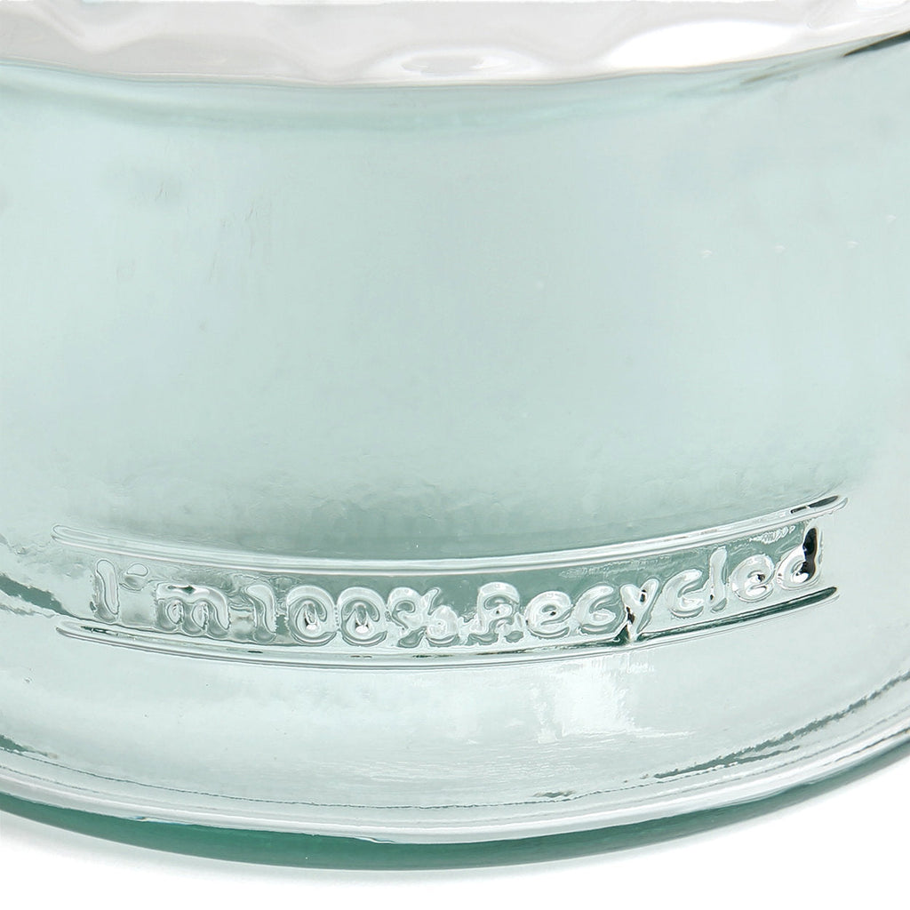 Bouteille décorative à pointes de diamant en verre recyclé 28 cm, vue 6