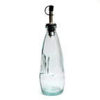 Bouteille à huile en verre recyclé avec bec verseur 23 cm, vue 5
