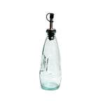 Bouteille à huile en verre recyclé avec bec verseur 23 cm