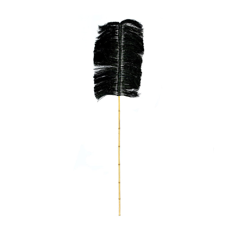 Dimensions Branche décorative Palmeira en raphia noir 190 cm