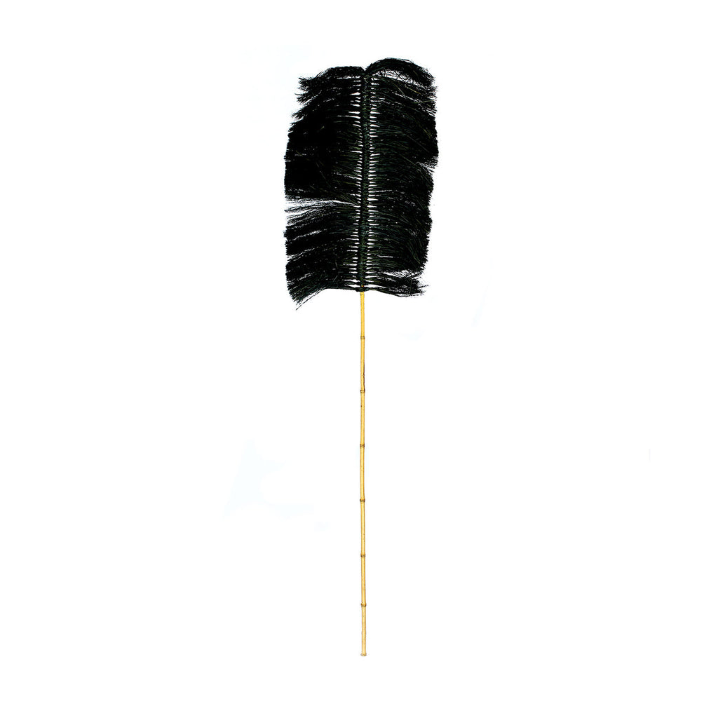 Branche décorative Palmeira en raphia noir 190 cm