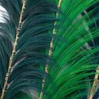 Branche décorative Stunning Leaf vert émeraude 190 cm, vue 7