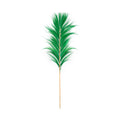 Branche décorative Stunning Leaf vert émeraude 190 cm