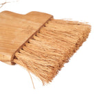 Brosse à miettes en teck à palette découpée 16 cm, vue 3