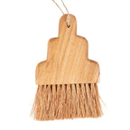 Brosse à miettes en teck à palette découpée 16 cm, vue 4