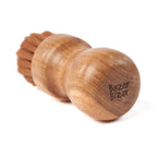 Brosse à vaisselle en teck tournée 11 cm, vue 3
