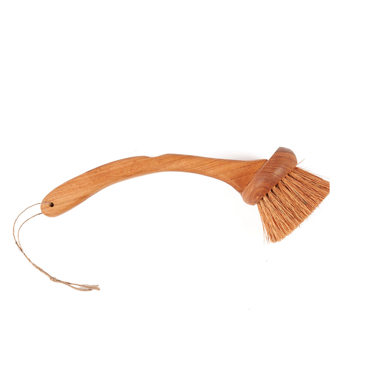 Brosse de nettoyage en teck à tête coudée 33 cm