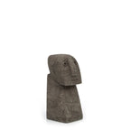 Buste Sumba élancé en grès gris 11 cm, vue 5